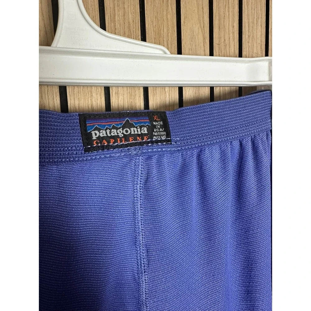 026 Patagonia Capilene Base Layer Pants Mens (XL, Blue, EUC)